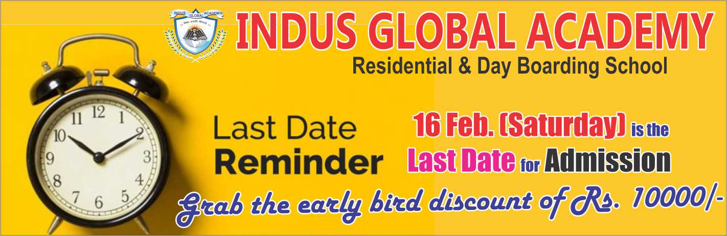 Important Information for Admission